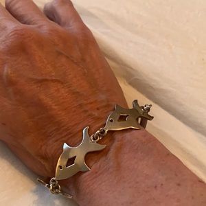 Sterling silver fish bracelet!